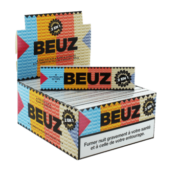 BEUZ - Feuille Slim blanc + tips (24pcs/bte)